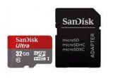   Micro SDHC 32GB Sandisk Ultra Class 10 UHS-I (SDSQUNB-032G-GN3MA)