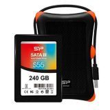 SSD  240GB Silicon Power Slim S55 Upgrade Kit (SP240GBSS3S55S27)