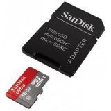   Micro SDHC 16GB Sandisk Ultra Class 10 UHS-I (SDSQUNS-016G-GN3MA)
