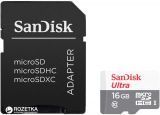   Micro SDHC 16GB Sandisk Ultra Class 10 (SDSQUNS-016G-GN3MN)