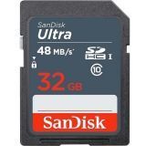   SDHC 32GB SanDisk Ultra SDHC Class 10 UHS-I (SDSDUNB-032G-GN3IN)