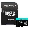   MICRO SDXC 64GB W/ADAP. AUSDX64GUI3V30SA2-RA1 ADATA (AUSDX64GUI3V30SA2-RA1)