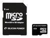 ����� ������ Micro SD 4GB Silicon Power SDHC Class 4 (SP004GBSTH004V10-SP)