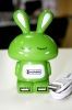 Разветвитель USB Mobiledata HDH-690 Green
