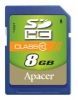 ����� ������ SDHC 8GB Apacer Class 10 (AP8GSDHC10-R)