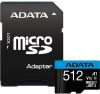   MICRO SDXC 512GB AUSDX512GUICL10A1-RA1 ADATA (AUSDX512GUICL10A1-RA1)