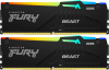 Оперативная память 64GB DDR5 Kingston Fury Beast RGB 5600MHz Kit of 2